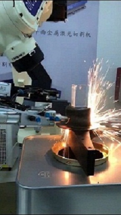 三維激光切割機切（qiē）割樣品